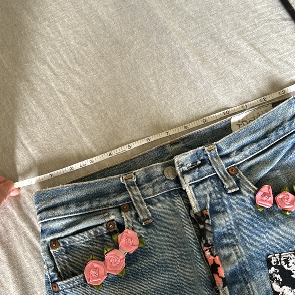 Vintage jeans with patch work - Picture 6 of 12